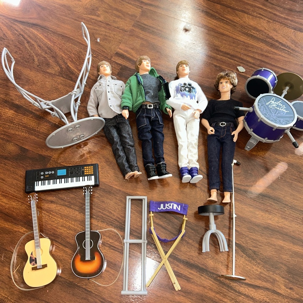 Justin Bieber barbie dolls and accessories